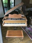 1923 Chickering 5 3  Grand Piano   Matching Wooden Bench  both Great Condition 