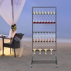 Champagne Display Stand  Champagne Rack Shelf  Wine Glass Rack