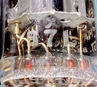 1957 Mullard Ecc82 12au7 Long Plate Square Getter Tube Tested 80 80 Emissions