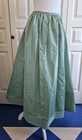Reproduction Victorian Green Irridescent Taffeta Skirt