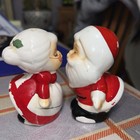 Vintage Christmas Salt And Pepper Shakers Santa And Mrs  Santa App  4    Tall