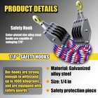 Colorful Block And Tackle 2200 Lbs  4400 Lbs Breaking Strength Heavy Duty Pulley
