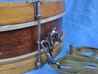Antique Vintage Snare Drum Military Marching Drum W strap Display Or Repair