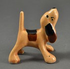 Vintage Hound Dog Standing Ceramic Figurine