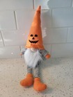 15  Halloween Gnome With Jack-o-lantern Hat And Striped Socks