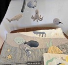 Crate And Barrel Kids Baby Crib Quilt Under See The Sea Set Ocean Cotton Organic