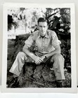 1940s Handsome Man Soldier Cbi Patch China Burma India Military Snapshot Photo