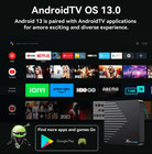 Smart Tv Box Android 13 0 Wifi 6 Rk3528 Quad Core 8k Uhd Media Stream Player New