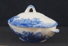 Vintage Toy China Child s  5 3 8  Vegetable Flow Blue Accessory Doll Bear  27
