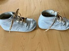 Vintage Trimfoot Baby Deer Leather High Top Tie Shoes From Late  1940s