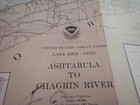 Vtg Nautical Map Chart Great Lakes Ashtabula Chagrin Rvr   14825   1985   30x42 