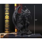 Black Winged Gargoyle Statue 9  Resin Gothic Garden Halloween Home Decor
