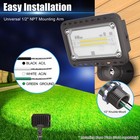 20 Watt Led Mini Flood Light W knuckle Mount 5000k 120-277v Garden Yard Lighting