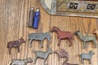 Rare 19th Century Antique Erzgebirge German Folk Art Noah s Ark   44 Figures