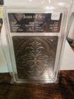 2026 Samoa Legendary Warrior Woman Joan Of Arc 1 Oz Silver Antiqued Coin