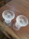 Pair Vintage Iittala Festivo Candle Holders 2 Rings Timo Sarpaneva Finland 