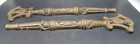 Pair Antique Cast Iron Architectural Salvage Balusters Ornate Stair Balusters