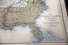 1893 Rare Original Antique Civil War Atlas Map-plate 163-united States-jun 1861 