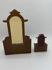 Vtg Dollhouse Miniature Matching Set Of Victorian Dressers In 1 12   1 24 Scale