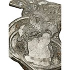 Christmas Santa Metal And Wood Printing Press Letterpress Ad Block Plate Antique