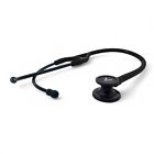 New Apex Cardiology Stethoscope - Black Steel Dual-headed Lifetime Warranty