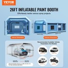 Vevor Inflatable Paint Booth 26 2x14 8x9 8ft Inflatable Spray Booth 950w 750w