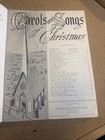 Carols And Songs Of Christmas Vintage Songbook Piano Voice Thomas Very Good
