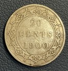 1900 Newfoundland 20 Cents - Vintage Silver Coin