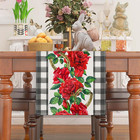 Linen Kentucky Table Runner Horse Race Kentucky Decorations Run For The Roses Pa