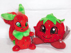 2008 New Neopets Strawberry Jubjub Usul Plush Limited Edition Series 3