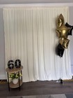 8ftx10ft White Backdrop Background For Photography Photo Booth Backdrop