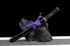 20   Damuscus Folded Steel Tanto Self-defence Sharp Mini Katana Japanese Sword