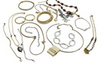 Vintage Lot Of 15 Signed Avon Necklaces Bracelets Clip Earrings Gold Tone Silver