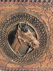 3-d Horse Head Equine Western Boots Folding Book Picture Frame