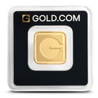 10 Gram Gold com Square Gold Bar  new W  Assay 