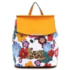 Large Diaper Bag School  Backpack Convertible Flower Leopard