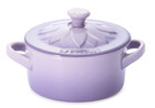 Le Creuset Mini Cocotte W lid Sunflower Relief - 8 Oz - Choose Color - New