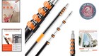 Multi-purpose 5-19 Ft Extendable Cleaning Pole With Non-slip Handle   Flip Lock