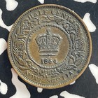 1864 Nova Scotia 1 2 Cent Half Cent Lot t7972 Nice 