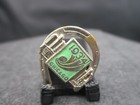 1934 Century Of Progress - Chicago World s Fair Souvenir Enameled Horseshoe Pin