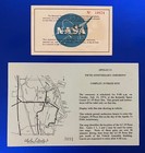 Apollo 11 Event Badge   Vehicle Car Pass Permit Placard 1974 5th Anniversary