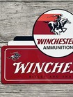 18 Inch Winchester Rifles Ammunition  Vintage Style Die Cut Sign