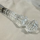 Waterford Crystal Cake Server Silver Clear Stainless Steel Blade Glossy Finish