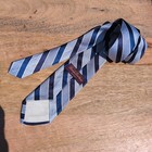Brooks Brothers Makers 100  Silk Youth - Blue Stripe - Made In Usa 