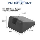 L85-6081 2pack Hood Bumper Support For Peterbilt 567 579 Kenworth T680 T880