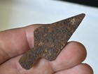 Nice Historic Indian Metal Iron Trade Arrow Spear Point Arrowhead Nm