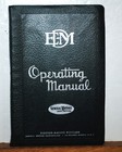 1947 Emd erie Railroad  f3  Locomotive Operators Manual W road Numbers Vgc