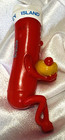 Rare James Coney Island 80 Year Anniversary Hot Dog Soft Rubber Antenna Topper  