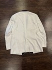 Madison White Tuxedo Dinner Jacket Black Shawl Lapel Polyester 46l