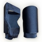 Black Spandex Pro Wrestling Knee Pads